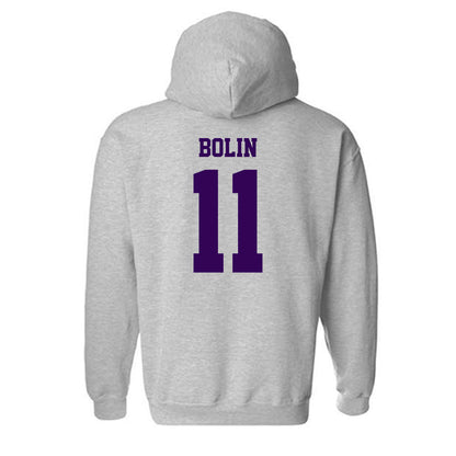 Kansas State - NCAA Baseball : Robby Bolin - Sports Shersey Hooded Sweatshirt-1