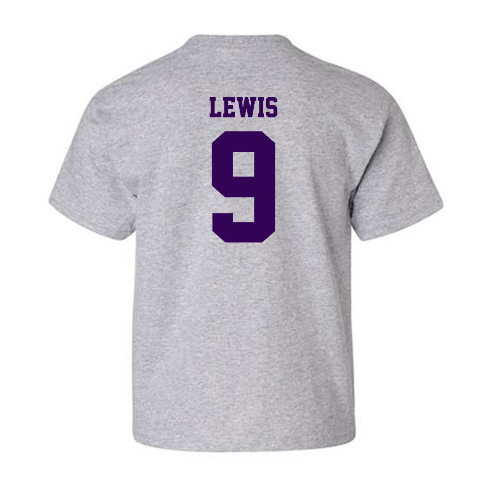 Kansas State - NCAA Baseball : Donte Lewis - Sports Shersey Youth T-Shirt-1