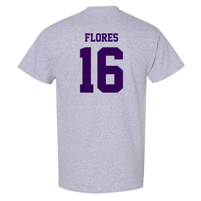 Kansas State - NCAA Baseball : Matthew Flores - Sports Shersey T-Shirt-1
