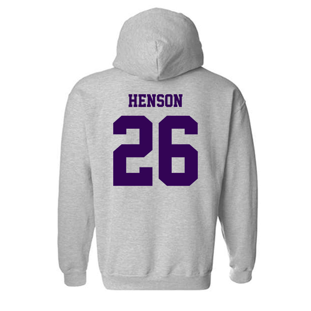 Kansas State - NCAA Baseball : Micah Henson - Sports Shersey Hooded Sweatshirt-1