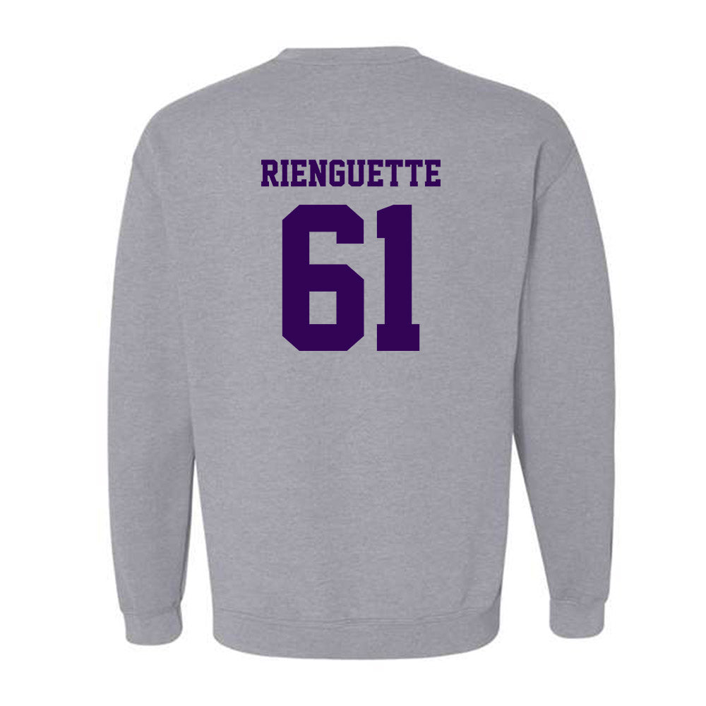 Kansas State - NCAA Baseball : Scott Rienguette - Sports Shersey Crewneck Sweatshirt-1