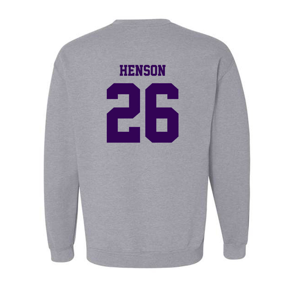 Kansas State - NCAA Baseball : Micah Henson - Sports Shersey Crewneck Sweatshirt-1