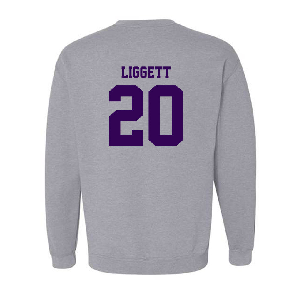 Kansas State - NCAA Baseball : Carson Liggett - Sports Shersey Crewneck Sweatshirt-1