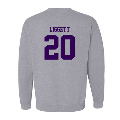 Kansas State - NCAA Baseball : Carson Liggett - Sports Shersey Crewneck Sweatshirt-1