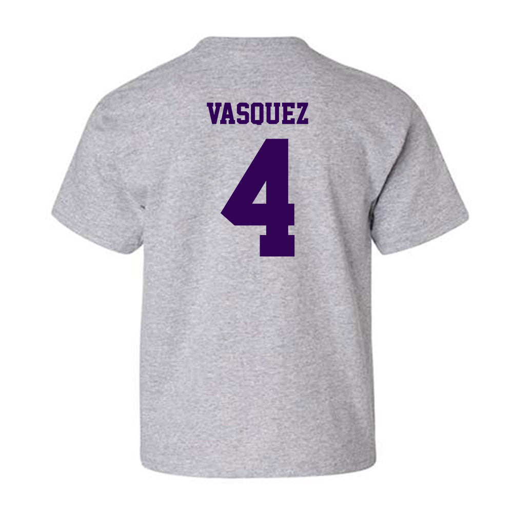 Kansas State - NCAA Baseball : Carlos Vasquez - Sports Shersey Youth T-Shirt-1