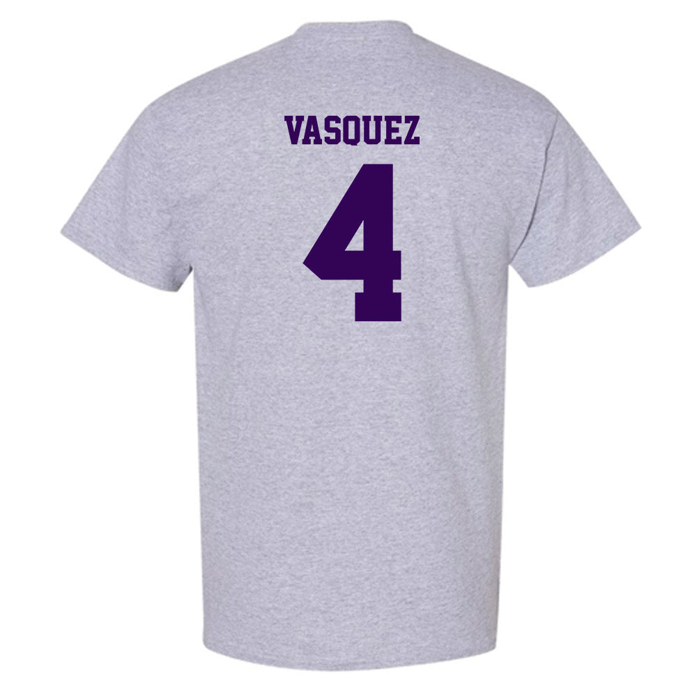 Kansas State - NCAA Baseball : Carlos Vasquez - Sports Shersey T-Shirt-1