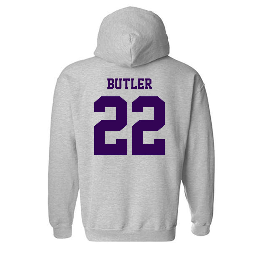 Kansas State - NCAA Baseball : Tazwell Butler - Sports Shersey Hooded Sweatshirt-1