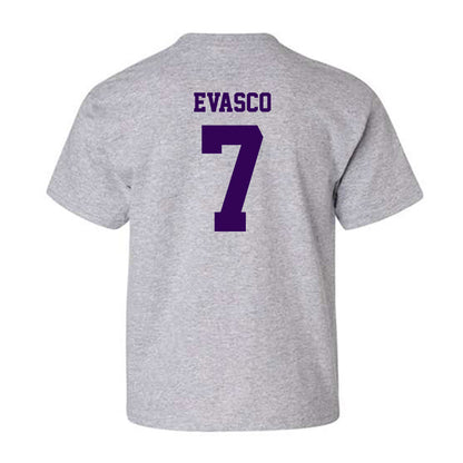 Kansas State - NCAA Baseball : Aj Evasco - Sports Shersey Youth T-Shirt-1
