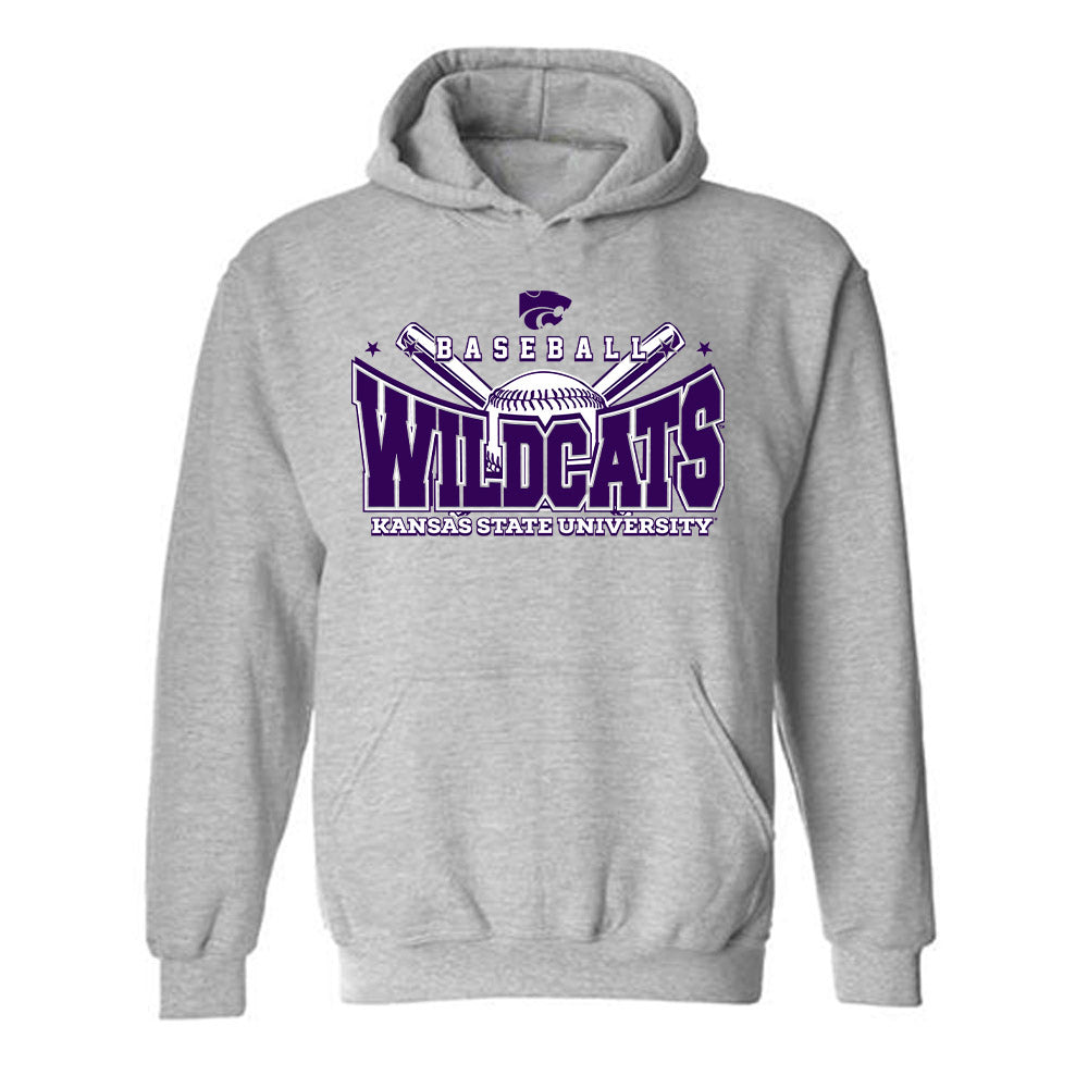 Kansas State - NCAA Baseball : Keegan O'Connor - Sports Shersey Hooded Sweatshirt-0