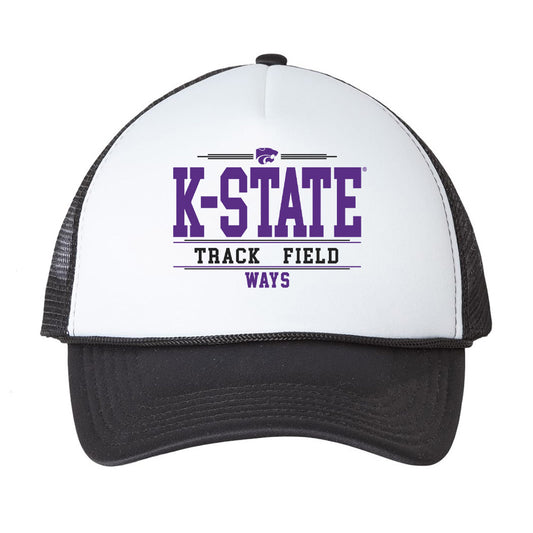 Kansas State - NCAA Men's Track & Field : Cyrus Ways - Trucker Hat-0