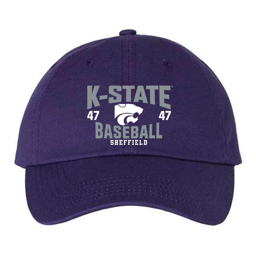 Kansas State - NCAA Baseball : Lincoln Sheffield - Dad Hat-0