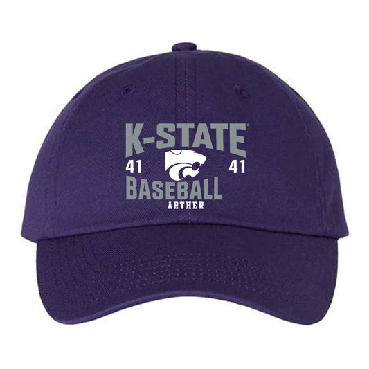 Kansas State - NCAA Baseball : Adam Arther - Classic Dad Hat