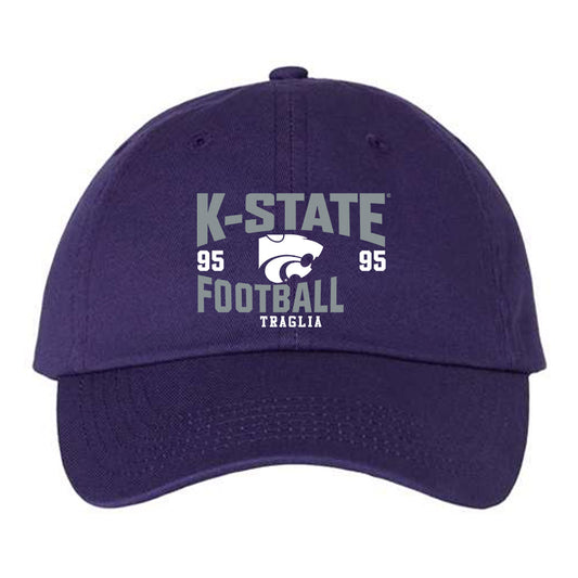 Kansas State - NCAA Football : George Traglia - Classic Dad Hat