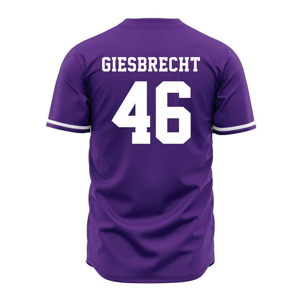 Kansas State - NCAA Baseball : Ethan Giesbrecht - Purple Jersey-1