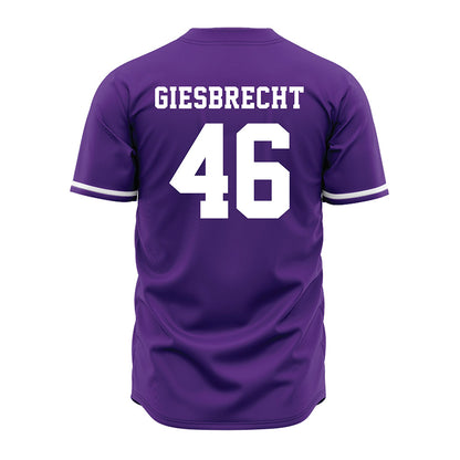Kansas State - NCAA Baseball : Ethan Giesbrecht - Purple Jersey-1