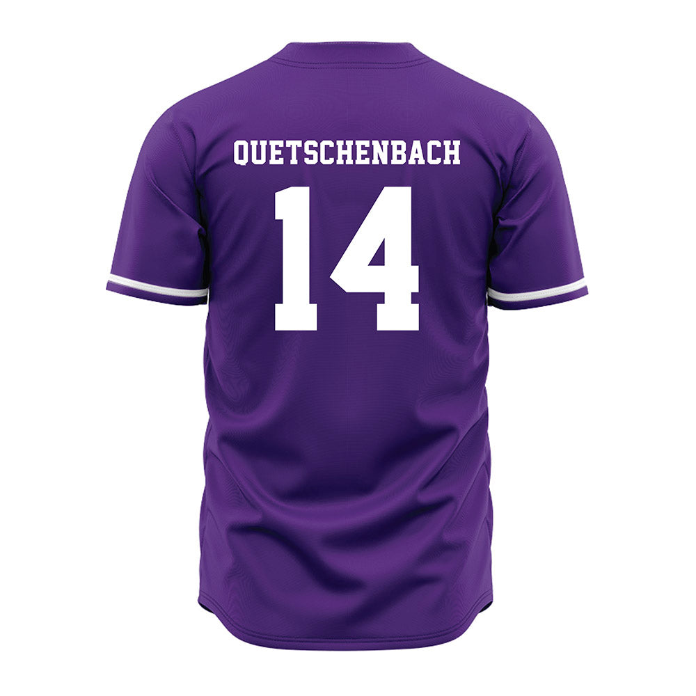 Kansas State - NCAA Baseball : Jack Quetschenbach - Purple Jersey-1