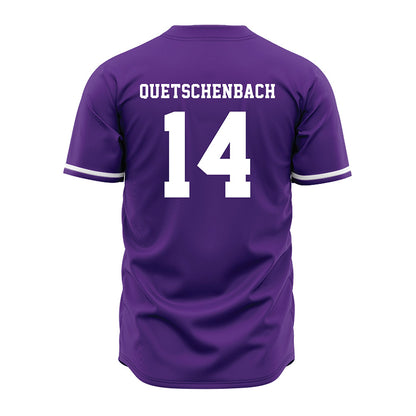 Kansas State - NCAA Baseball : Jack Quetschenbach - Purple Jersey-1