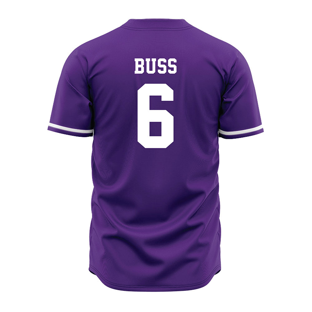 Kansas State - NCAA Baseball : Mason Buss - Purple Jersey