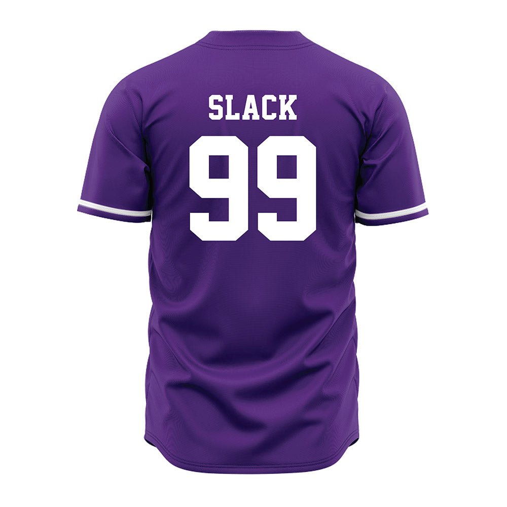 Kansas State - NCAA Baseball : JJ Slack - Purple Jersey