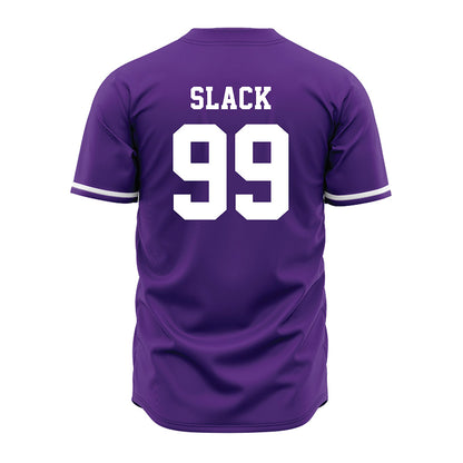 Kansas State - NCAA Baseball : JJ Slack - Purple Jersey