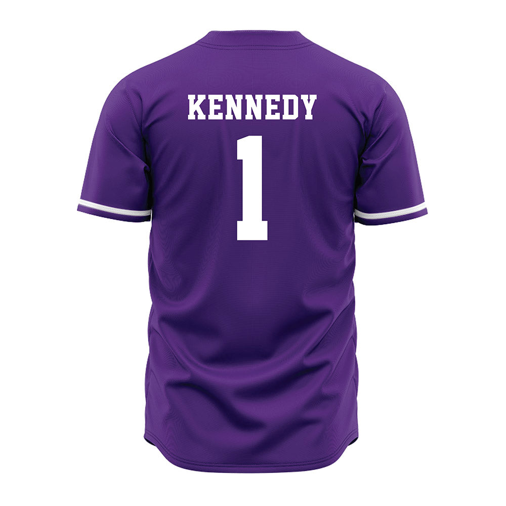 Kansas State - NCAA Baseball : Dee Kennedy - Purple Jersey-1