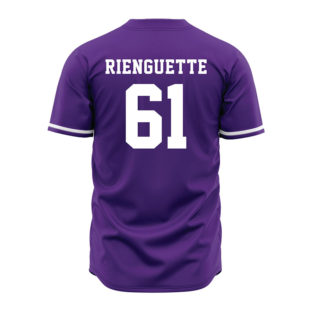 Kansas State - NCAA Baseball : Scott Rienguette - Purple Jersey-1
