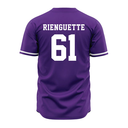 Kansas State - NCAA Baseball : Scott Rienguette - Purple Jersey-1