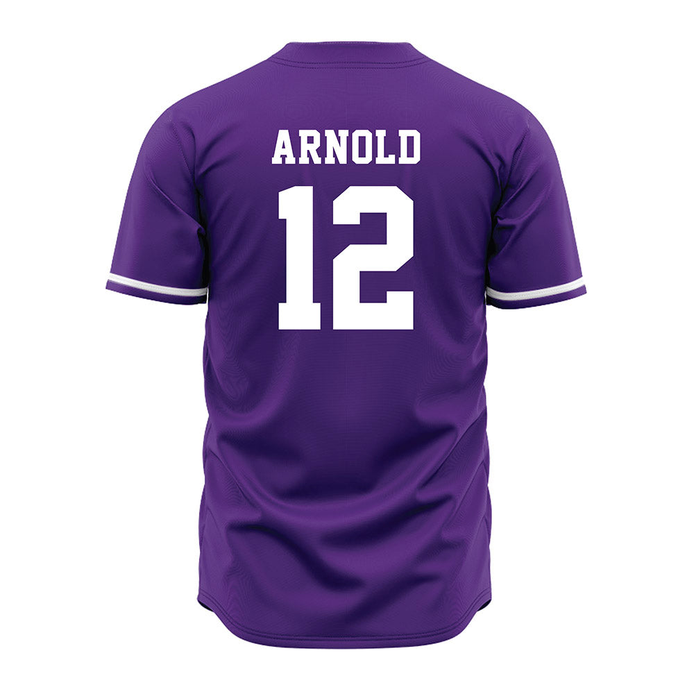 Kansas State - NCAA Baseball : Aaron Arnold - Purple Jersey-1