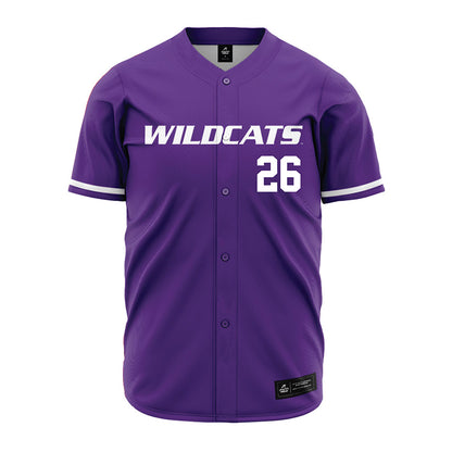 Kansas State - NCAA Baseball : Micah Henson - Purple Jersey-0