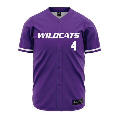 Kansas State - NCAA Baseball : orlando salinas - Purple Jersey