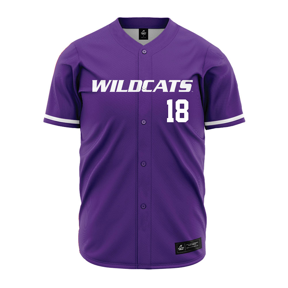 Kansas State - NCAA Baseball : Keegan O'Connor - Purple Jersey-0