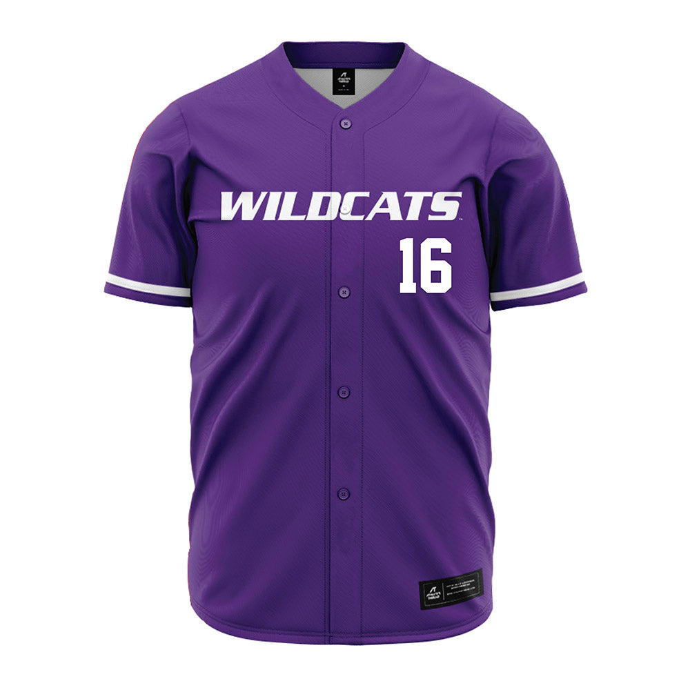 Kansas State - NCAA Baseball : Matthew Flores - Purple Jersey-0