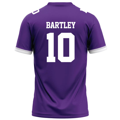 Kansas State - NCAA Football : Logan Bartley - Purple Football Jersey-1