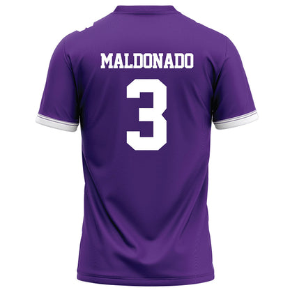 Kansas State - NCAA Football : Gunner Maldonado - Purple Football Jersey-1