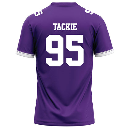 Kansas State - NCAA Football : Patrick Tackie - Purple Football Jersey-1