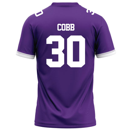Kansas State - NCAA Football : Teagan Cobb - Purple Football Jersey