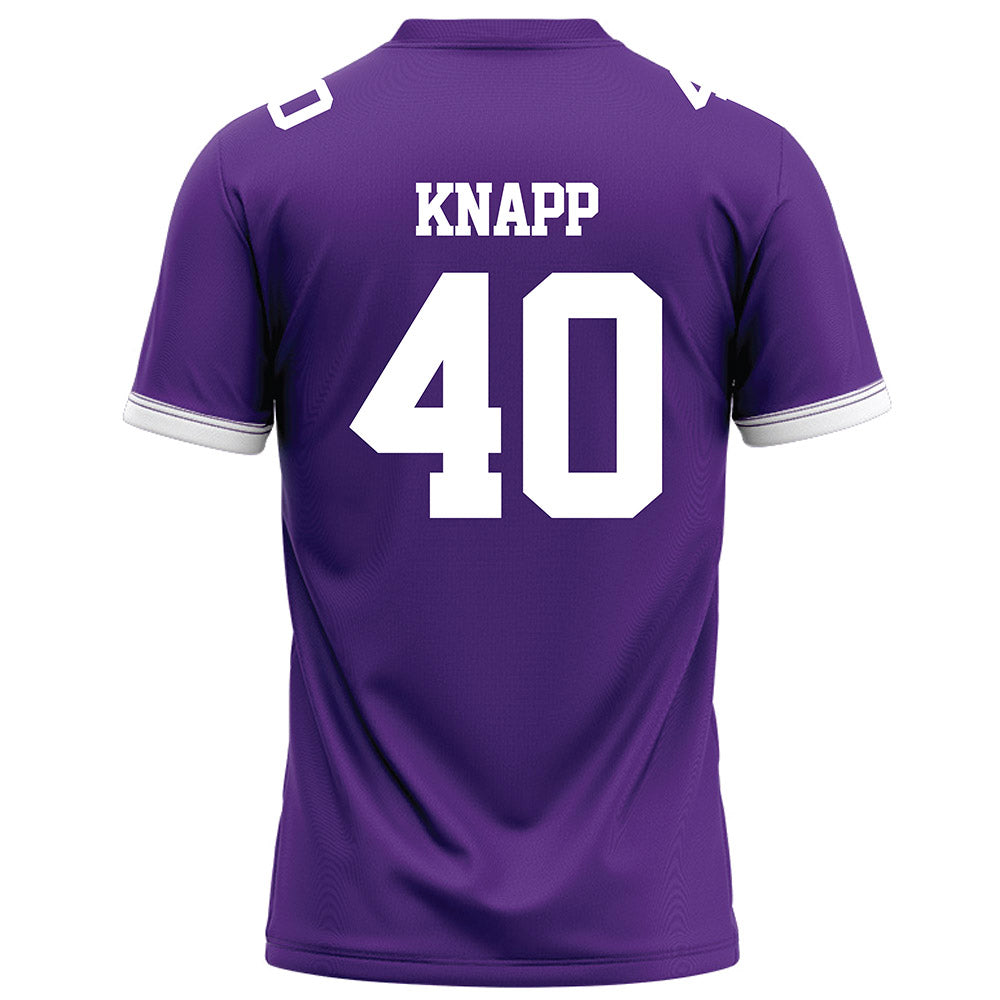 Kansas State - NCAA Football : Dalton Knapp - Purple Football Jersey-1