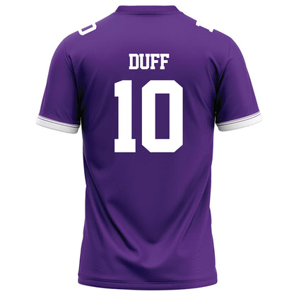 Kansas State - NCAA Football : Dillon Duff - Purple Football Jersey-1