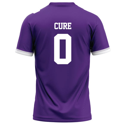Kansas State - NCAA Football : Linkon Cure - Purple Football Jersey-1