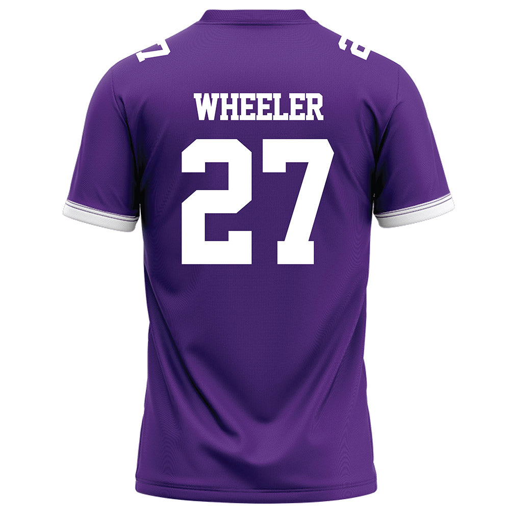 Kansas State - NCAA Football : Ben Wheeler - Purple Football Jersey-1