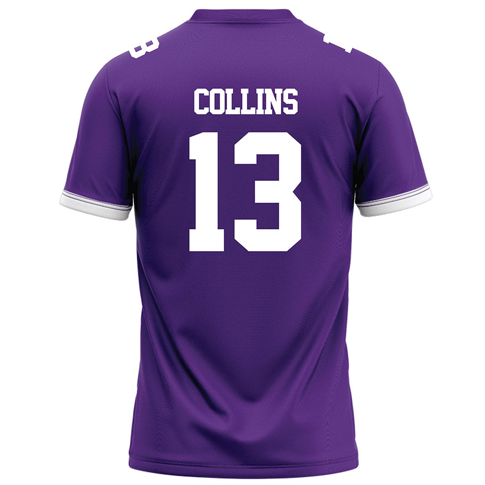 Kansas State - NCAA Football : RJ Collins - Purple Football Jersey-1