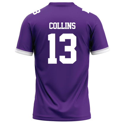 Kansas State - NCAA Football : RJ Collins - Purple Football Jersey-1