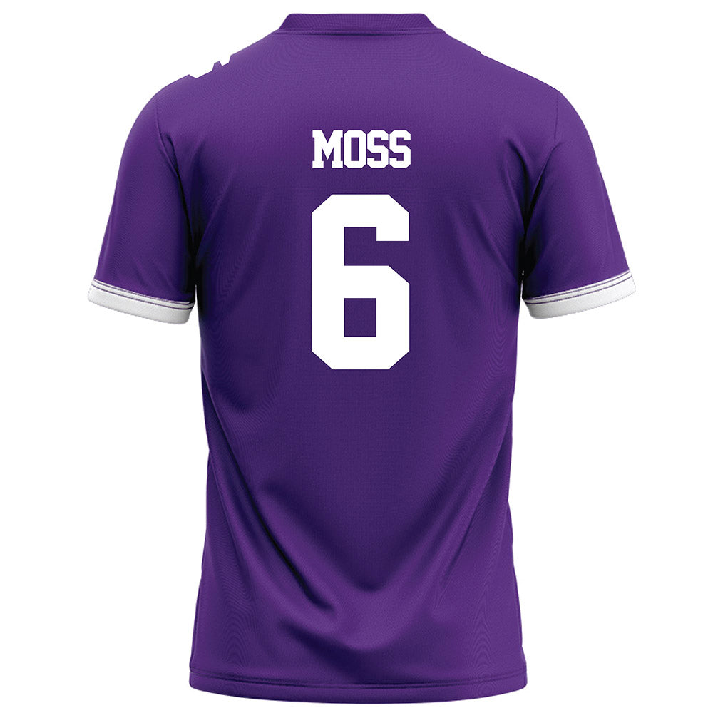 Kansas State - NCAA Football : Qua Moss - Purple Football Jersey-1