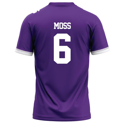 Kansas State - NCAA Football : Qua Moss - Purple Football Jersey-1