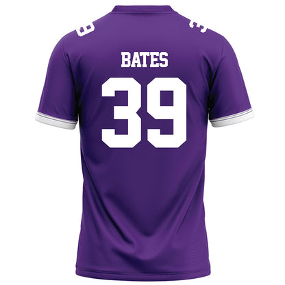 Kansas State - NCAA Football : Travis Bates - Purple Football Jersey-1