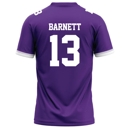 Kansas State - NCAA Football : Blake Barnett - Purple Football Jersey-1