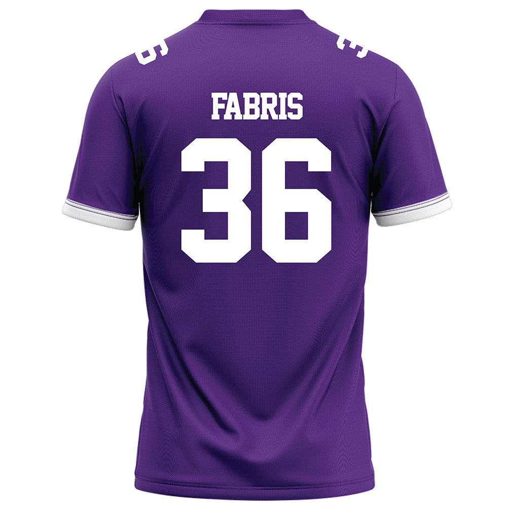 Kansas State - NCAA Football : Jack Fabris - Purple Football Jersey