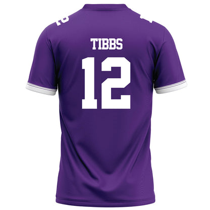 Kansas State - NCAA Football : Jaron Tibbs - Purple Football Jersey-1
