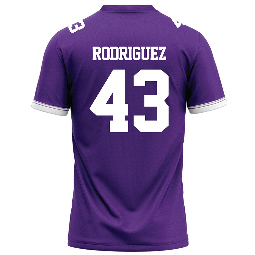Kansas State - NCAA Football : Luis Rodriguez - Purple Football Jersey-1