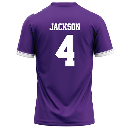Kansas State - NCAA Football : Joe Jackson - Purple Football Jersey